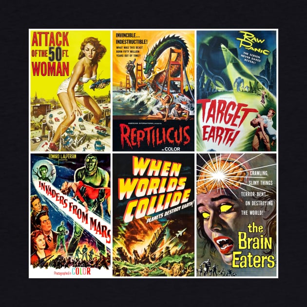 50s Sci-Fi Poster Collection by headrubble